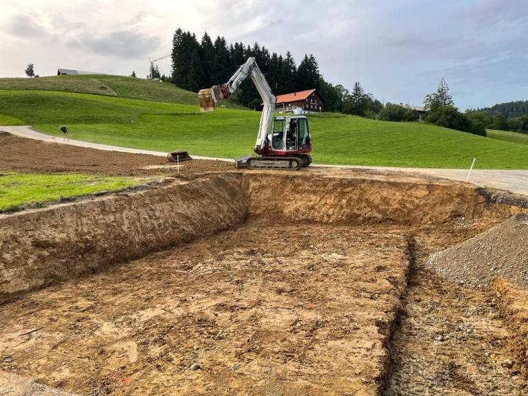 Jochum Erdbau und Transporte, Leitungen, Drainagen, Aushubarbeiten, Hörbranz, Bezirk Bregenz