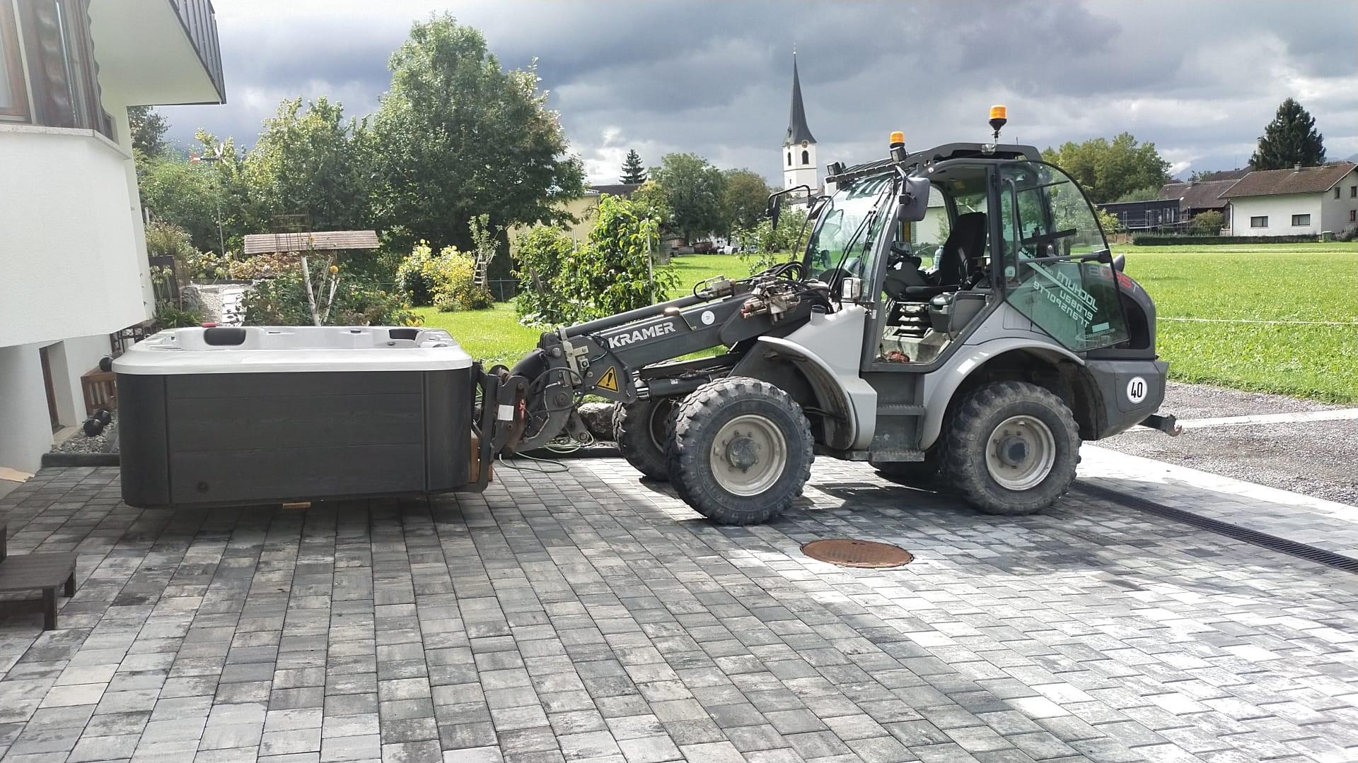 Jochum Erdbau und Transporte, Leitungen, Drainagen,Sonder Transporte, Hörbranz, Bezirk Bregenz