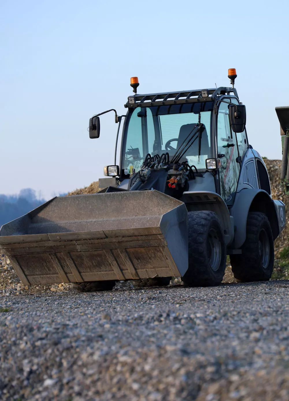 Jochum Erdbau und Transporte, Fuhrpark, Bagger, Kipplader, Schaufel, Leiblachtal, Hörbranz