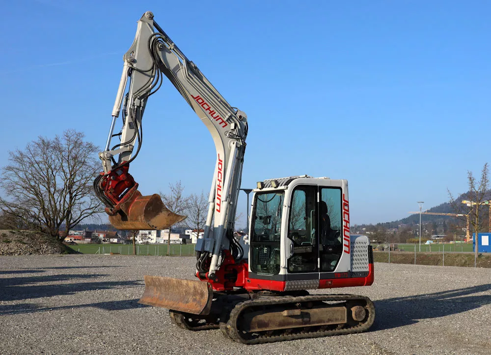 Jochum Erdbau und Transporte, Fuhrpark, Bagger, Kipplader, Schaufel, Leiblachtal, Hörbranz