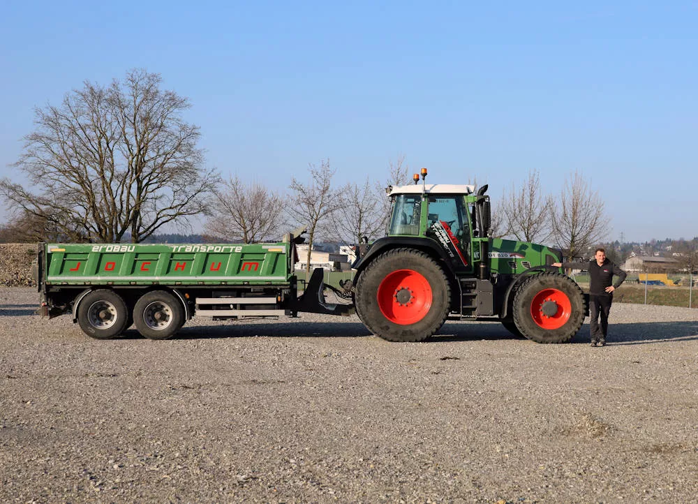 Jochum Erdbau und Transporte, Fuhrpark, Bagger, Kipplader, Schaufel, Leiblachtal, Hörbranz