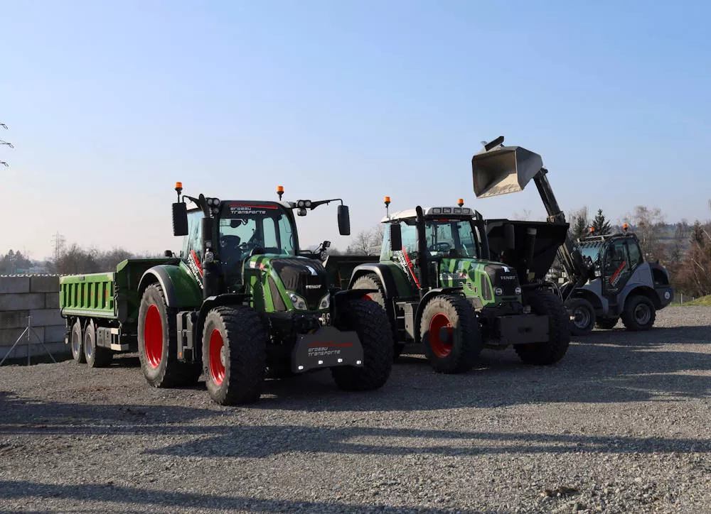 Jochum Erdbau und Transporte, Fuhrpark, Bagger, Kipplader, Schaufel, Leiblachtal, Hörbranz