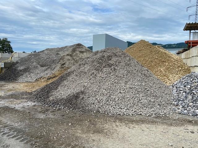 Baumaterial, Schüttgut, Baustoffe, Sand, Kies, Jochum Erdbau, Hörbranz, Bezirk Bregenz