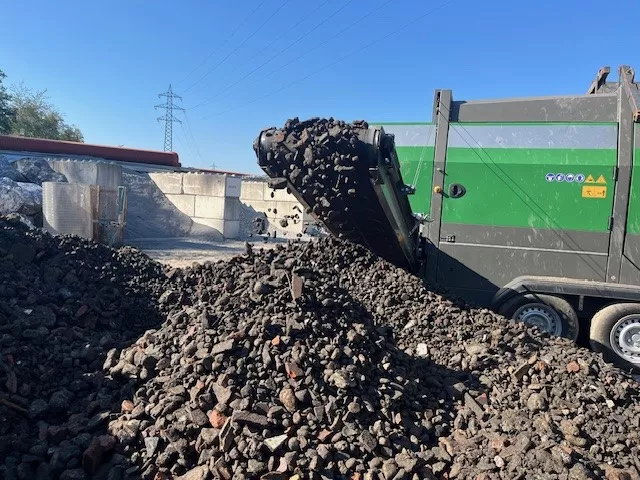Siebanlage von Zemmler, Jochum Erdbau Leiblachtal Siebanlage von Zemmler, Jochum Erdbau Leiblachtal